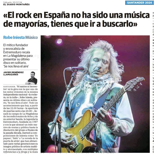 Si se va Robe Iniesta…